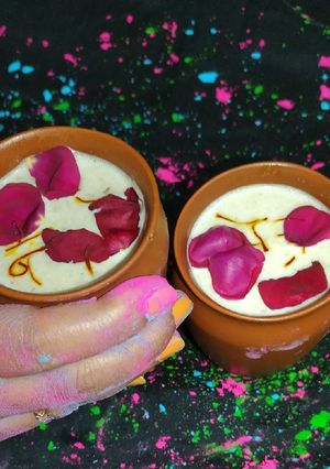 A picture of Rose Thandai.