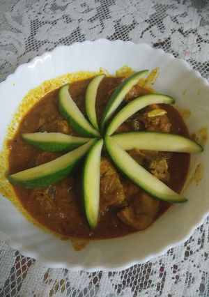 কাঁচা আমের চিকেন কারি (kaacha aamer chicken curry recipe in Bengali) রেসিপির প্রধান ছবি