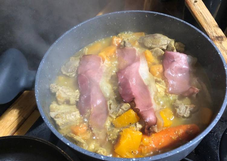 Spezzatino di maiale alla zucca