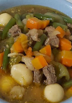 Foto resep Asem Asem daging & telur puyuh