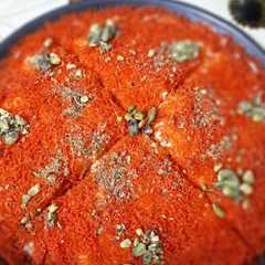 كنافة سريعة التحضير ولذيذة الطعم 😋-レシピのメイン写真
