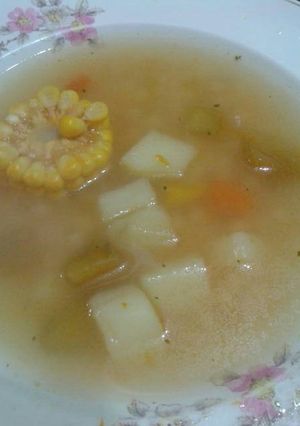 Una foto de Sopa de verduras