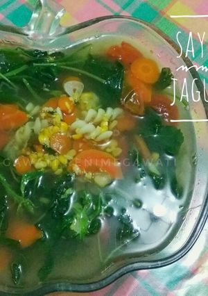 Foto resep Sayur Bayam Jagung Manis