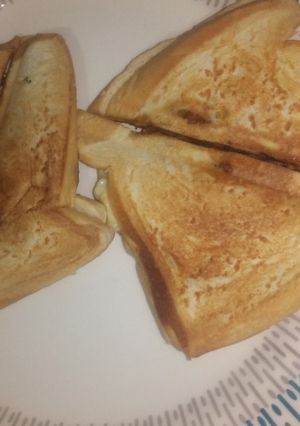 Una foto de Sándwich con caramelo ahumado
