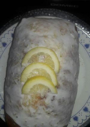 Una foto de Budín de limón