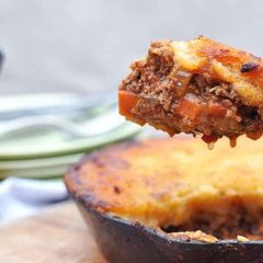 A picture of Mexican Shepherds Pie.