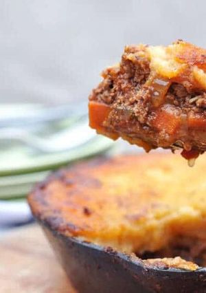 A picture of Mexican Shepherds Pie.