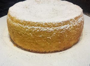 Una foto de Bizcochuelo genoise
