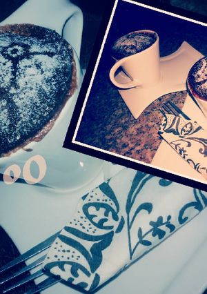 صورة لوصفة كيكه المايكرويف