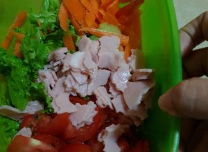 Una foto de Ensalada simple a mi estilo