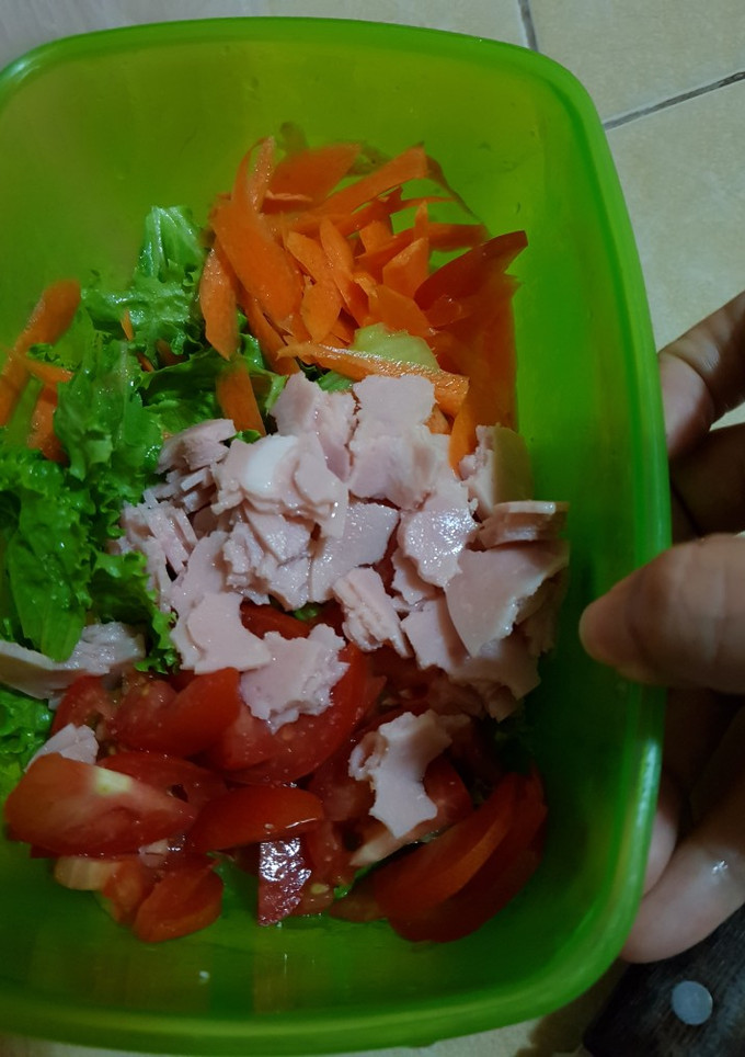 Una foto de Ensalada simple a mi estilo
