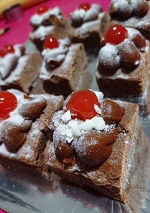 Una foto de Bocaditos de brownie