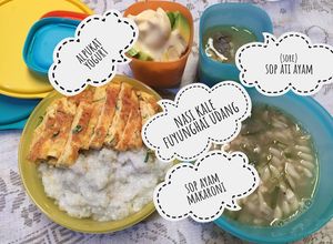 Foto resep Nasi Kale Fuyunghai dan Sop (MPASI)