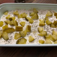 A picture of Dill pickle dip.