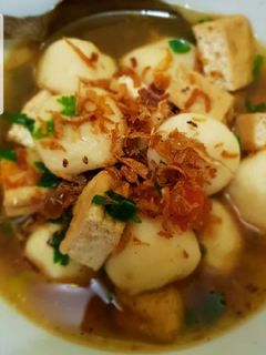 Foto resep Bakso ikan kuah tahu