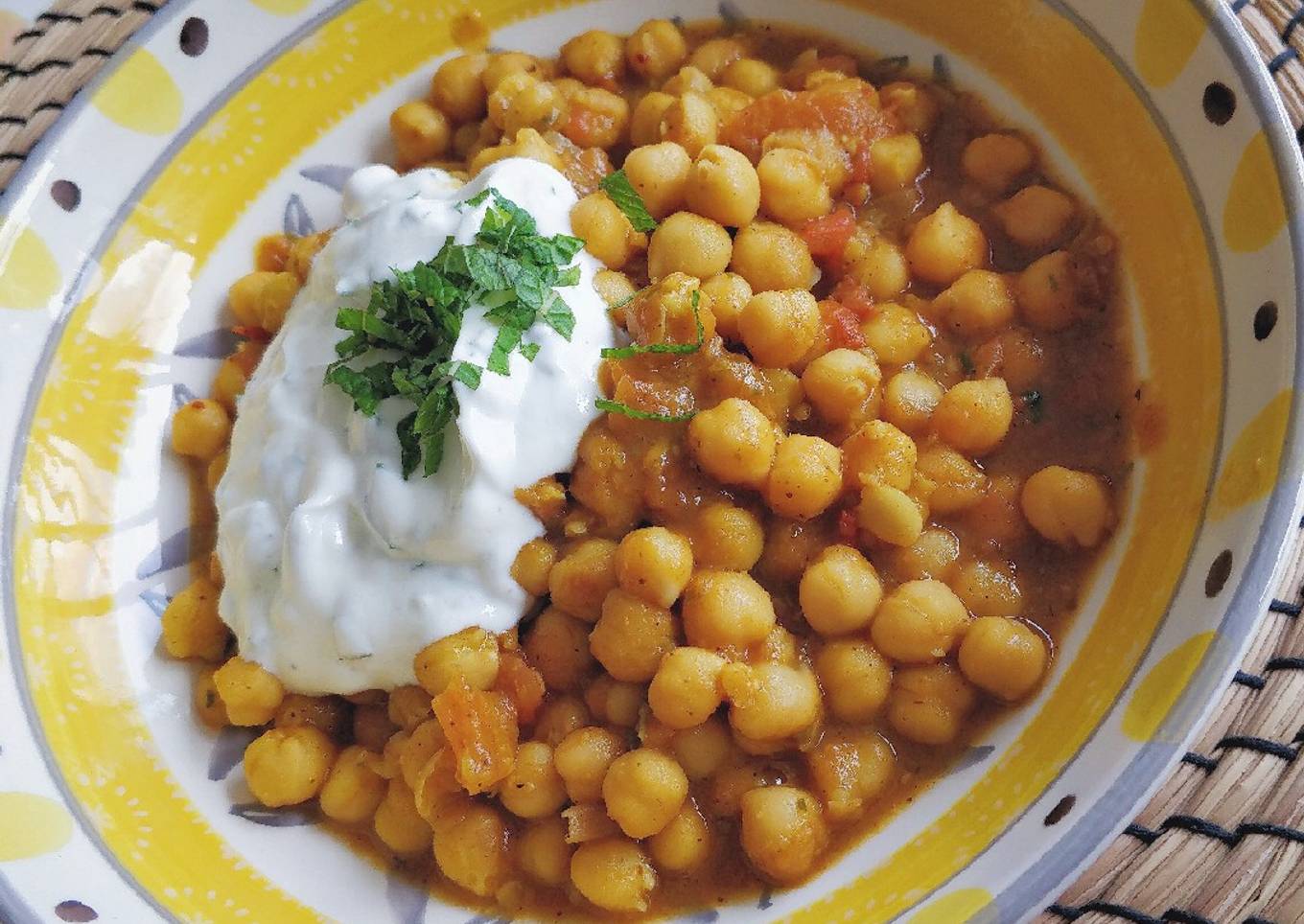 Chana Dal de garbanzos