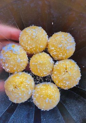 Una foto de Trufas de coco