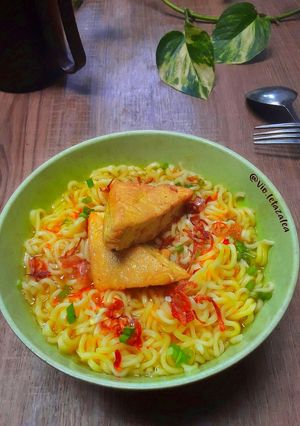 Foto resep Mie Tahu Kuah Kuning Khas Balikpapan ala Violet Azalea