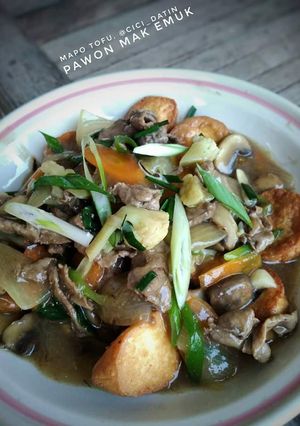 Foto resep Cah tofu siram daging