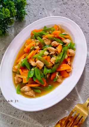 Foto resep Tumis Wortel Buncis Ayam