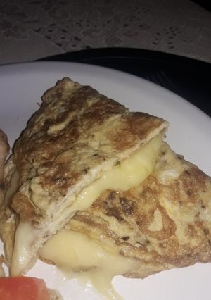 Una foto de Omelette relleno