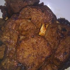 A picture of Braai meat.
