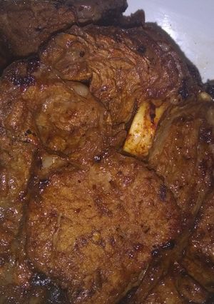 A picture of Braai meat.