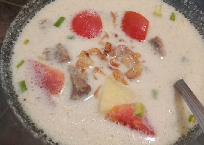 Soto Betawi Sehat (No Santan, Susu Low Fat)