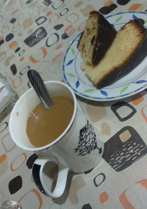 Una foto de Torta con leche de soja