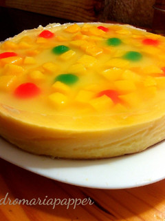 Una foto de Tarta de melocotón sin horno con Thermomix