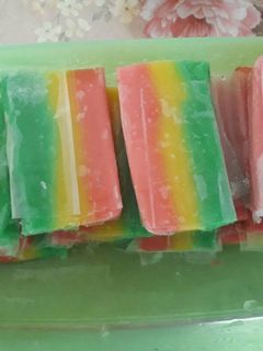 Foto resep Es wadai pelangi