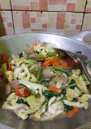 Foto resep Capcay baso simple