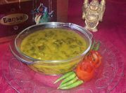 A picture of chickpeas daal