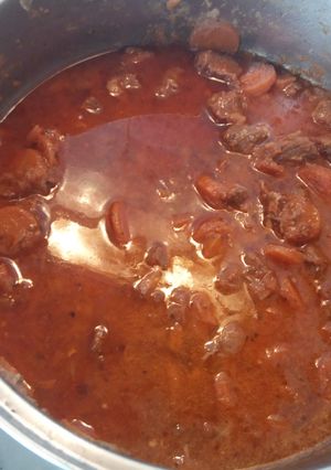 Una foto de Gulash o estofado checo a mí modo