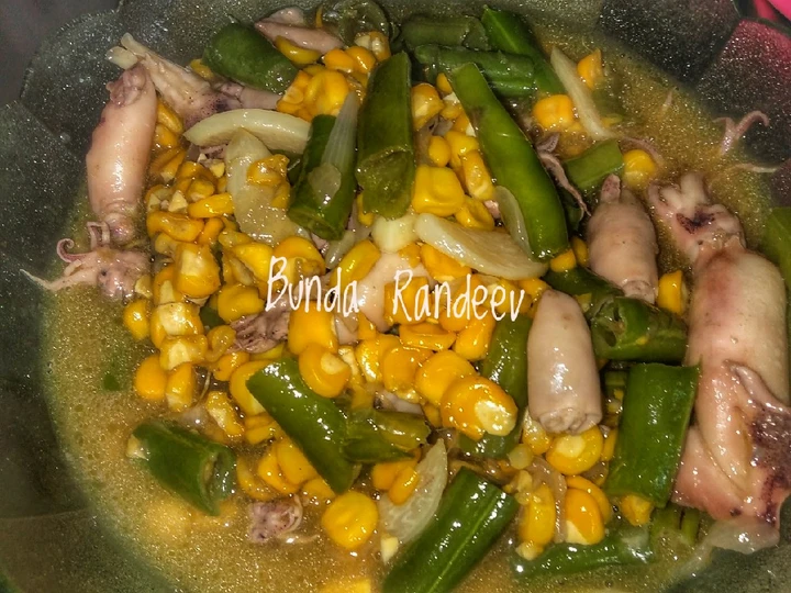 Cara Sederhana Membuat Resep  Cumi Asin Jagung Manis yang Enak, Bikin Ketagihan