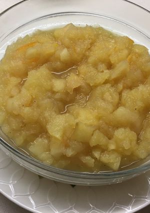 Una foto de Puré de manzanas 🍎