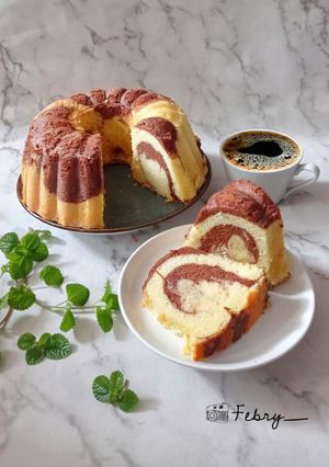 Foto resep Bolu Marmer Putih Telur