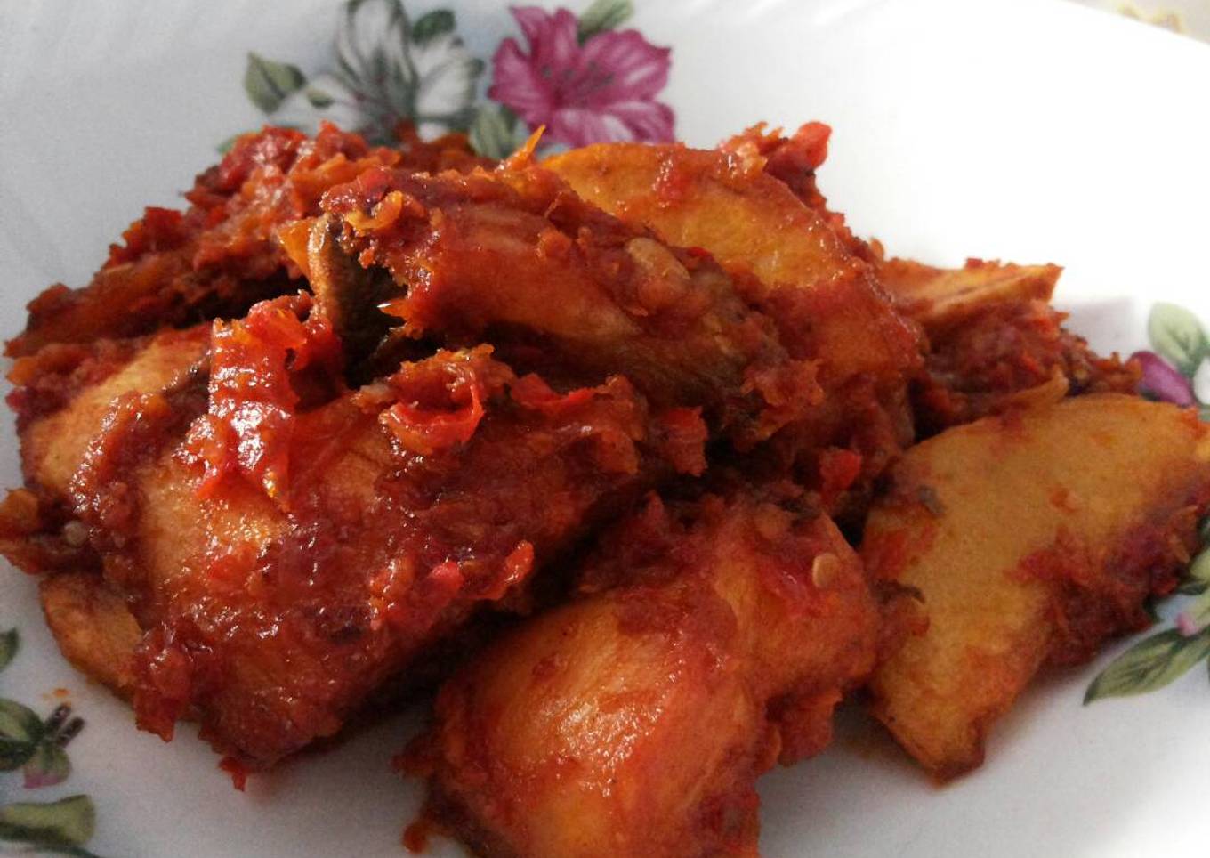 Ayam goreng balado #BikinRamadanBerkesan