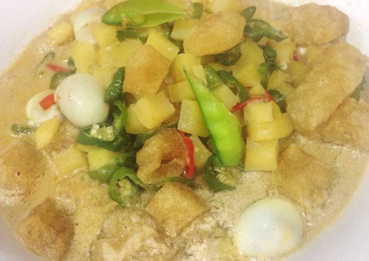 Resep Sayur Kentang/ kentang kuah santan yang Bisa Manjain Lidah