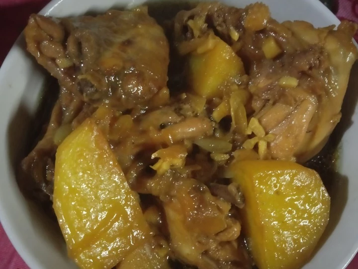 Langkah Gampang Membikin Resep  Ayam Kuah Kecap Oriental yang Bikin Ngiler, Lezat