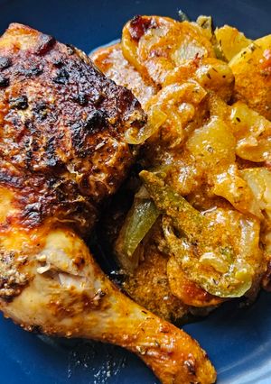 Una foto de Pollo en salsa Airfryer