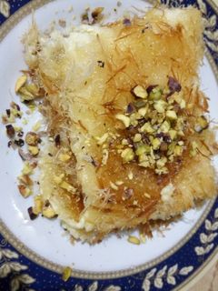 صورة لوصفة كنافه بالقشطه