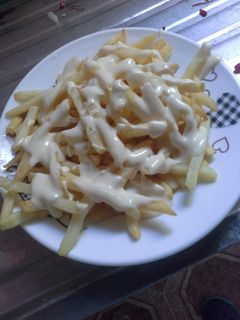 صورة لوصفة بطاطس بصوص الجبنة