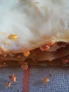 Una foto de Lasaña de carne y quesos