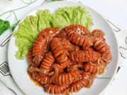 Gambar sosis asam manis pedas