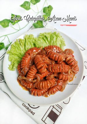 Foto resep Sosis Caterpillar Asam Manis 🐛