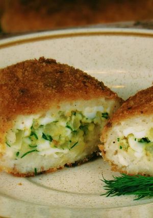 Фото Рыбные ЗРАЗЫ (КОТЛЕТЫ) с хрустящей корочкой и вкусной начинкой.