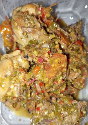 Foto resep Ayam sambal ijo+