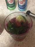 Blue berry mojito spritzer - 2 versions