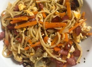 Foto resep Spaghetti tumis bacon